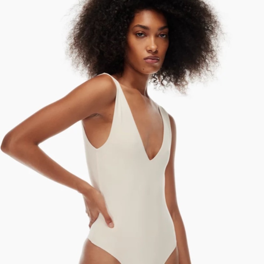 Aritzia Babaton Contour V-Neck Bodysuit